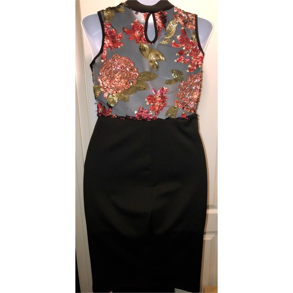 Charlotte Russe holiday sequence mesh dress - Picture 4 of 6